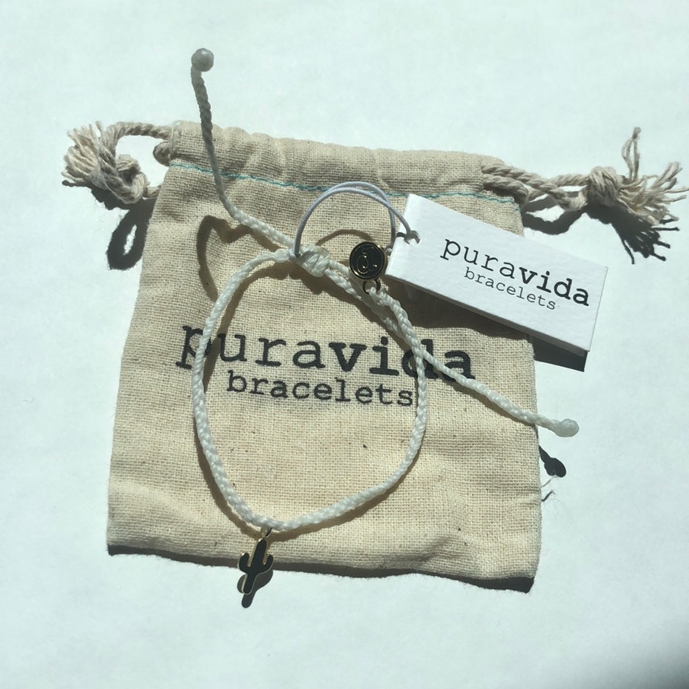 WHITE CACTUS BITTY BRAID BRACELET 🌵